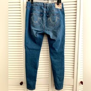 True Religion Jeans Jennie Curvy Mid Rise Skinny